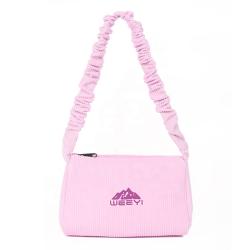CHANGRONG Custom New Vintage corduroy shoulder bag with zipper