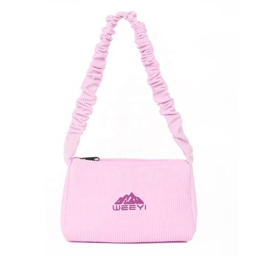 CHANGRONG Custom New Vintage corduroy shoulder bag with zipper