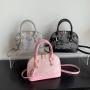 Popular fashion floral splicing single shoulder crossbody bag women bags2024 summer new simple handbag shell bag