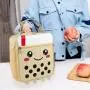 Reusable Insulated Lunch Bag Kids Lunch box Insulated Soft Bag Mini Cooler Back to School Thermal Meal Tote Kit