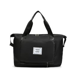 Waterproof Sports Gym Bag with Shoes Compartment Women Cute Sequin Duffel Bags Large Overnight Weekend Travel Bag