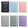 ZR583 Strap PU Leather RFID Passport Bag Anti Theft Clip ID Portable Bank Card Holder Daily Matching Solid color Wallet Clip