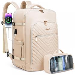 Waterproof Hiking Outdoor Rucksack Laptop Travel Backpack Flight Approved Carry on Backpack with Toiletry Bag Packing Cubes
