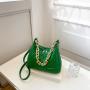 Diamond Shaped Lattice Bag For Woman Large Capacity Underarm Bag Pure Color Chain Women's Shoulder Bag JY1110