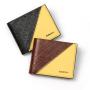 ZR505 Men Short Wallet Card Holder RFID Card Positions Case Frosting Purse Retro Money Clip Billfold Dollars PU Open Wallet