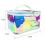 PVC Wash Toiletry Bag Wholesale Customized Waterproof Laser Travel Make Up Cosmetic Bag Travel-Friendly With High Click