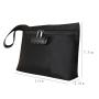 Coal Black Airtight Smell-Proof Bag with Combination Lock for Secure Storage of Accessories
