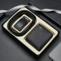 Luxury Promotional Leather Men Wallet Belt Gift Set Custom Business Leather Wallet Gift Set for men