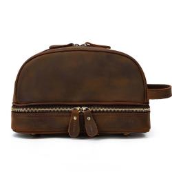 ZWY317 Hot Sale Men Vintage Clutch Bag New Practical Waterproof Women Cosmetic Organizer Bag Outdoor Traveling Toiletries Bag