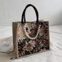 Summer Bag Large Capacity Tote Bag New Instagram Portable Mommy Bag Stylish Shoulder Tote