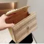 Good quality pearls clutch bag women square purses dress clutch bag champagne pearl luxury dinner clutch bag evening handbags
