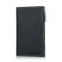 Custom leather travel wallet passport holder RFID passport document wallet with zipper coin purse