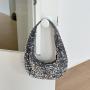 New design luxury fashion Sequin Bag u-shaped versatile ladies Handbag party shoulder bag for girls