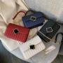 Cheap Fashion Messenger Bags Chains Leather Crossbody Bag Buckle Sling Bags For Women