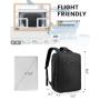 LOVEVOOK casual large capacity usb backpack with zipper waterproof travel 15.6 17in laptop backpack for men women school bags