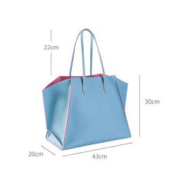 Soft Genuine Leather Top Handle Big Space Lady Weekend Handbags High Quality Classic Design Tote Bags And Purse Women