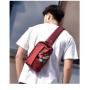 HR194 New Men's Business Chest Bag Durable Fabric Outdoor Hiking Casual Travel Shoulder Bag Fashion Printing Shoulder Waist Bag
