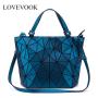 LOVEVOOK 2021 luxury womens crossbody shoulder bags ladies foldable Totes Hobo bag women geometric purse and handbags