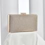 Minimalist clip buckle wedding banquet dresses bags lady purse glitter evening clutch purses woman clutches bag