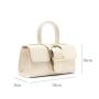 Hot Selling White Handbags Designer Brand Pu Leather Square Ladies Crossbody Bags Custom Logo Vegan Fashion Women Hand Bags