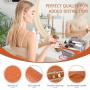 Large Travel-Friendly Leather Cosmetic Bag with Strap Portable Waterproof Anti-Dust Opens Flat for Women Makeup Cases