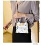Fashion Shoulder Bag New Trendy Print Cow Leaf Pattern Simple Messenger Womens Mini Cow Printhandbags