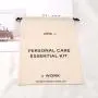 Eco-friendly Recycled Cotton Drawstring Shopping Clothes Storage Bag Custom Logo Printed Muslin Dust Gift Cotton Pouch