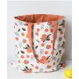 New Creative Fashion Fabric Double Sided Handbag Simple Small Fresh Cotton Linen Pocket Handbag Shopping Bag