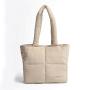 CHANGRONG Custom nylon puffer tote bags with custom printed Logo