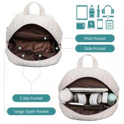 LOVEVOOK Mini Backpack Fashion design Small Backpack Waterproof Work Travel School Daypack ladies leather backpack for Women