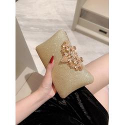 Hot selling shining sequin clutch bag ladies chain shoulder bags party wedding evening bags for women