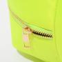 Many stock  New hot pink  nylon cosmetic bag small MOQ Factory can be customized Neon make up bag with Chenille letter patches