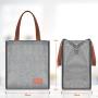 Gelory Custom Beach School Travel Portable Food Thermal Bags Reusable Lunch Picnic Work Delivery Tote Cooler Bag