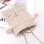 Eco-Friendly Small Natural Jute Jewelry Packaging Pouch Custom Logo Printed Reaycled Burlap Gift Jute Drawstring Bag
