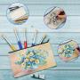 Gelory ECO-friendly Custom Large Capacity School Student Multi-functional Pencil Zipper Pouch Bag pencil cases