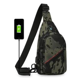 Trendy casual men's small shoulder bag