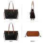 2021 new arrival  LOVEVOOK High Quality Vintage PU Leather Crossbody Tote Bag Luxury Ladies Hand Bags sets Women Handbags