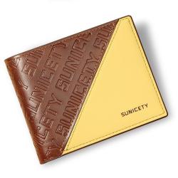 ZR505 Men Short Wallet Card Holder RFID Card Positions Case Frosting Purse Retro Money Clip Billfold Dollars PU Open Wallet
