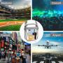 Clear Crossbody Purse Bag Clear Bag Stadium Approved with Front Pocket for Concerts Sports Festivals