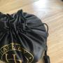 Round Bottom Satin Drawstring Bag  Custom Logo Printed Satin Jewelry Gift Packaging Bag