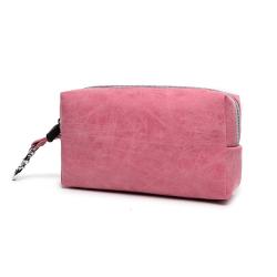 2024 New Style Water Resistant Pink PU Leather Travel Toiletry Bag Large Cosmetic Bag Makeup Organizer With big promotion