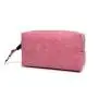 2024 New Style Water Resistant Pink PU Leather Travel Toiletry Bag Large Cosmetic Bag Makeup Organizer With big promotion