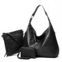 Soft pu leather large tote bag handbag crossbody popular women's handbags set ladies hand bags for women