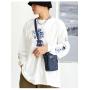 HR153 Men's One Shoulder Cross Body Waist Bag Nylon Travel Phone Change Keycard Small Square Bag Fashion Shoulder Messenger Bag