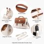 Lovevook High Quality waterproof laptop PU briefcase ladies Shoulder bas large Office Business Work Tote bag women messenger Bag