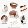 Lovevook High Quality waterproof laptop PU briefcase ladies Shoulder bas large Office Business Work Tote bag women messenger Bag