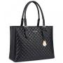 LOVEVOOK Quilted Vegan Leather Handbags for Women Shoulder Tote Purse Cross Body Bag Purses with Tassel Large Hand bags Ladies