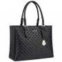 LOVEVOOK Quilted Vegan Leather Handbags for Women Shoulder Tote Purse Cross Body Bag Purses with Tassel Large Hand bags Ladies