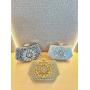 New arrival rhinestone party handbag flower clutch bag bridal purse crystal box evening bags for woman