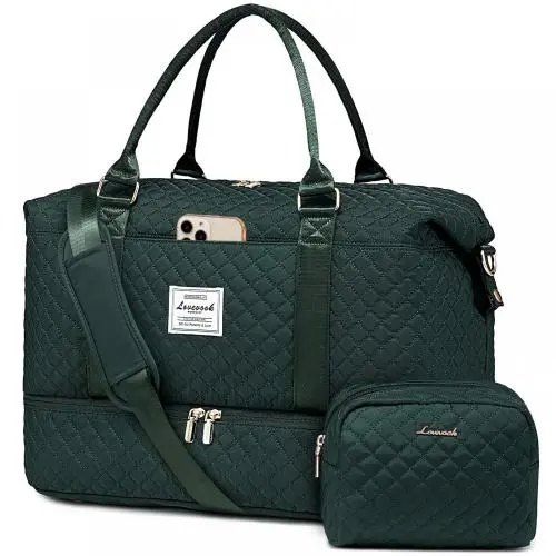 LOVEVOOK quilted wholesale custom large case suitcase travel luggage set for outdoors waterproof travel duffle weekender bags